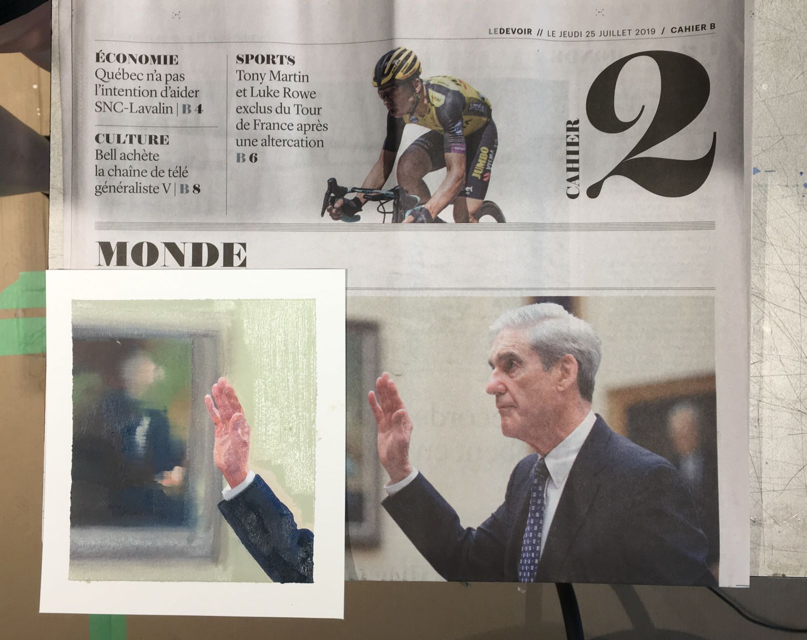 Mueller taking oath
